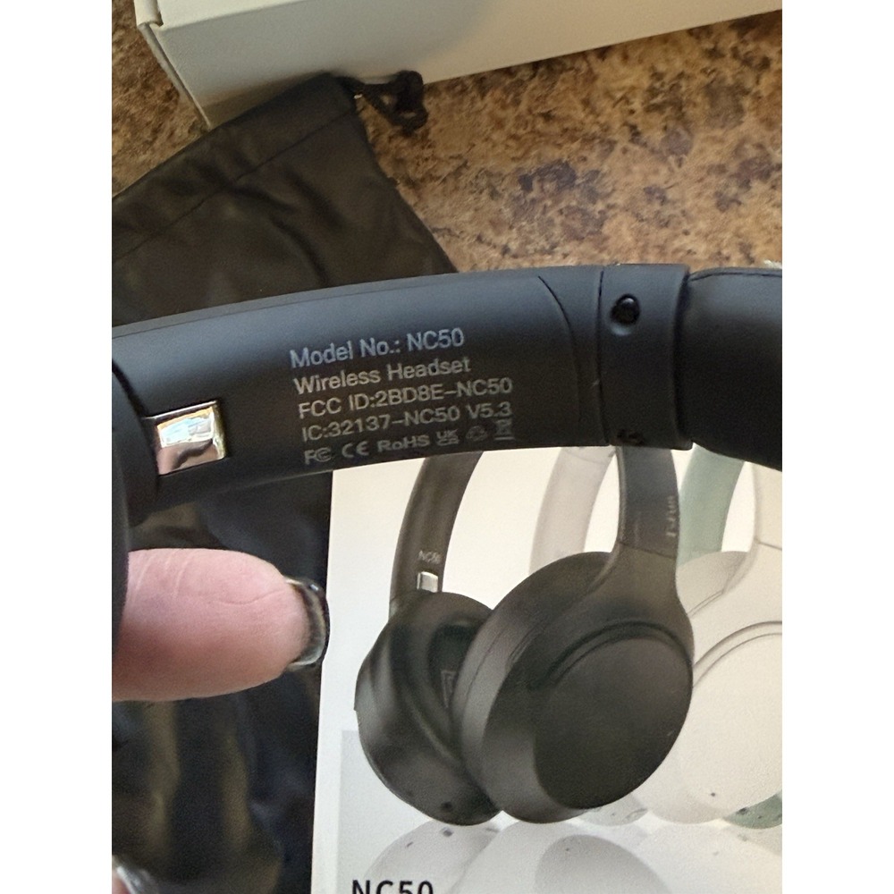 T-Fun NC50, Wireless Earphones -NEW/opened Box- Black - Picture 5 of 10